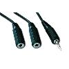 KeyTeck CAVO SDOPPIATORE STEREO 3,5MM M/F 5 MT